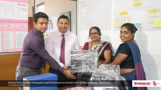 Fashion Bug Donates Computers and Peripherals to Sunethra Devi Balika Vidyalaya, Pepiliyana