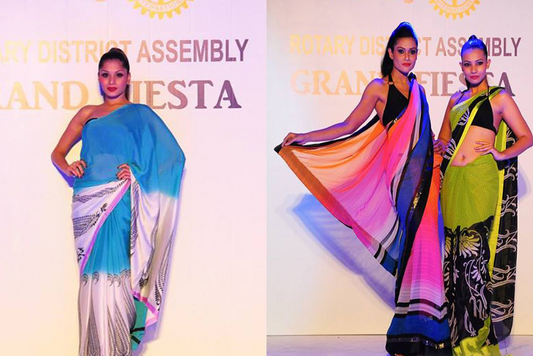 Fashion Bug Showcasing the Casual and Designer wear Sarees