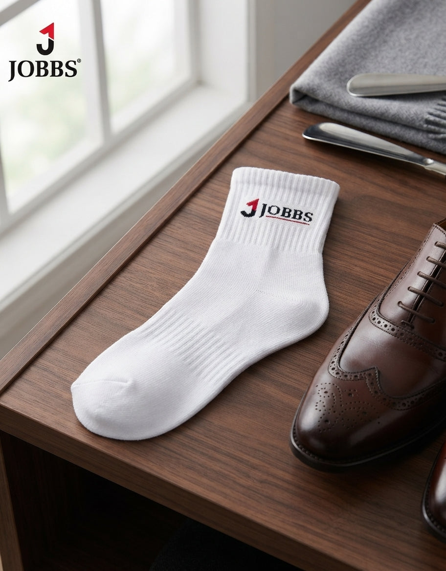 JOBBS PLAIN HALF GENTS SOCKS