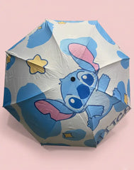 Printed 3 Folding Umbrella