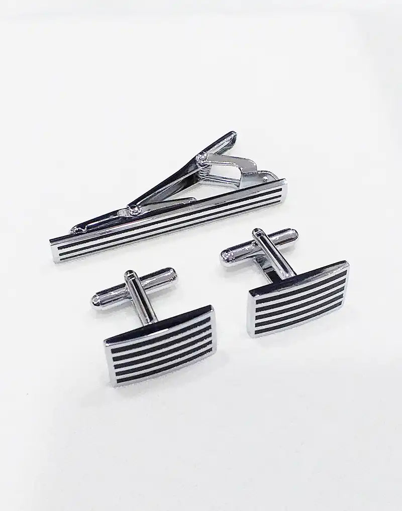Mens Cufflinks With Tie pin