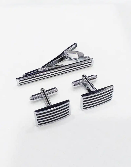 Mens Cufflinks With Tie pin