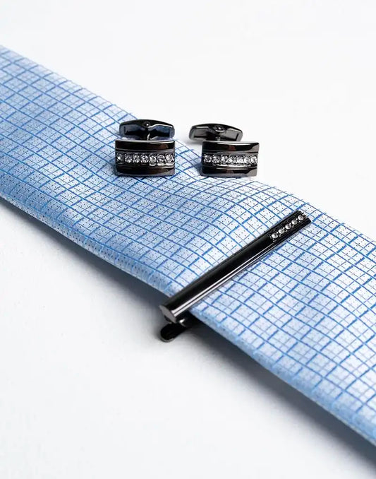 Mens Cufflinks With Tie pin