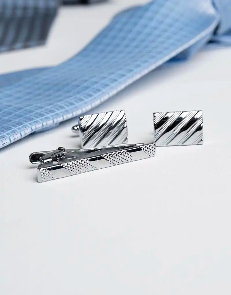 Mens Cufflinks With Tie pin
