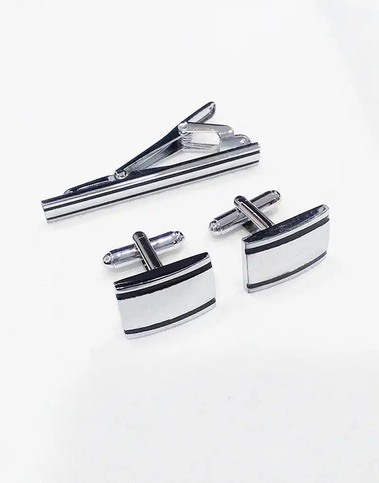 Mens Cufflinks With Tie pin