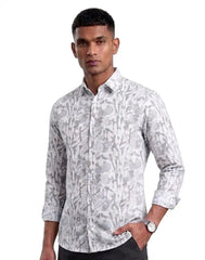 MENS LONG SLEEVE PRINTED SHIRT