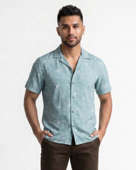 JOBBS SHORT SLEEVE LINEN SHIRT