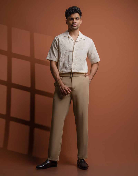 JOBBS SHORT SLEEVE EMBROIDERED  SHIRT