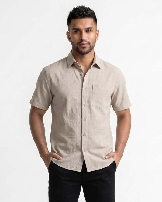 JOBBS SHORT SLEEVE LINEN SHIRT