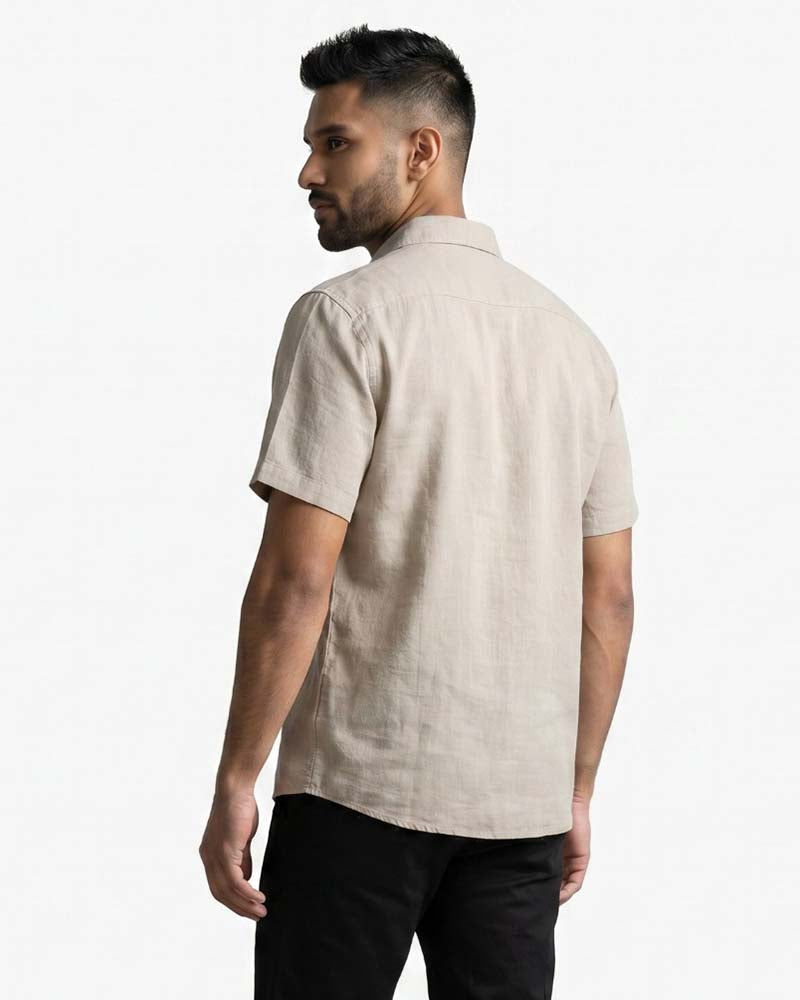 JOBBS SHORT SLEEVE LINEN SHIRT