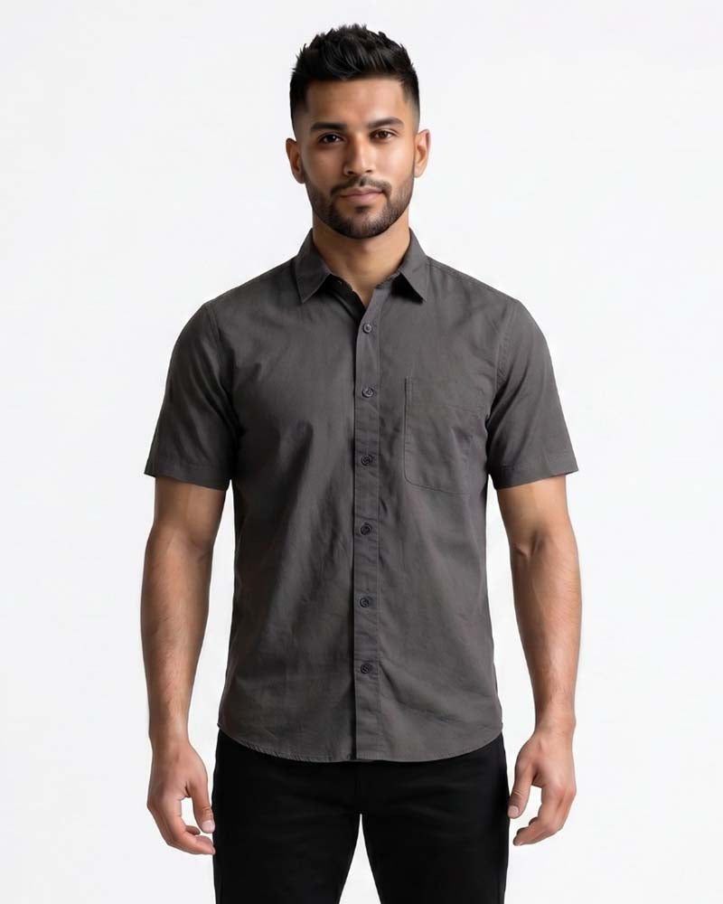 JOBBS SHORT SLEEVE LINEN SHIRT