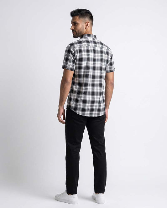 JOBBS SHORT SLEEVE CHECK SHIRT