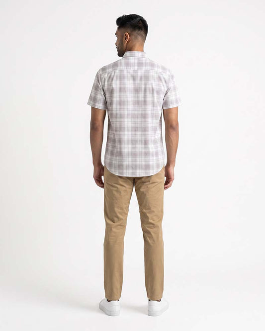 JOBBS SHORT SLEEVE CHECK SHIRT