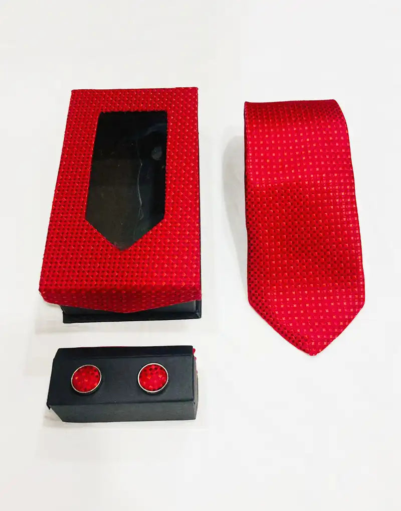 JOBBS Mens Tie & Cufflink Set