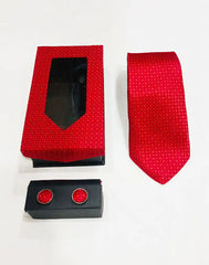 JOBBS Mens Tie & Cufflink Set