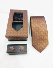 JOBBS Mens Tie & Cufflink Set