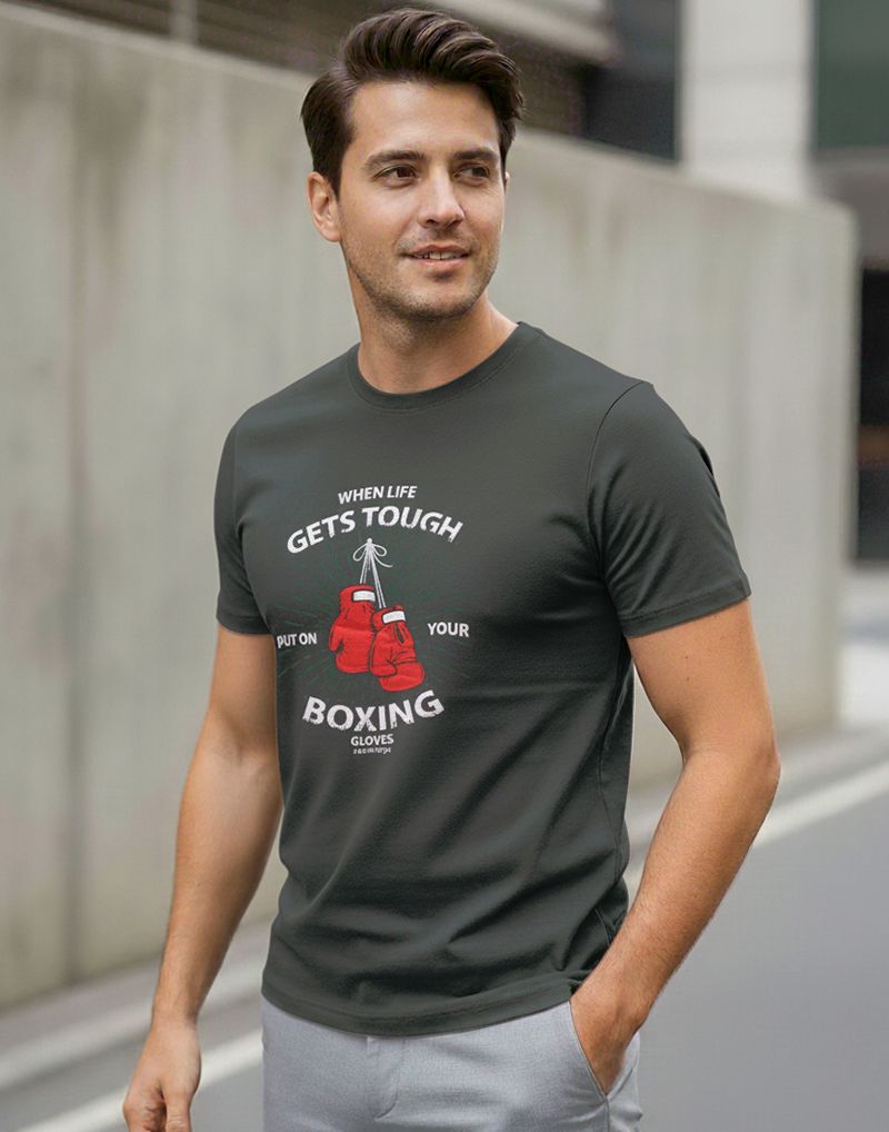 JOBBS  PRINTED T - SHIRT
