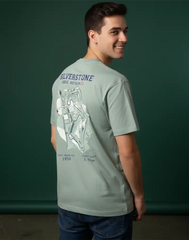 JOBBS GRAPHIC PRINTED OVERSIZED T - SHIRT