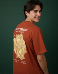 JOBBS GRAPHIC PRINTED OVERSIZED T - SHIRT