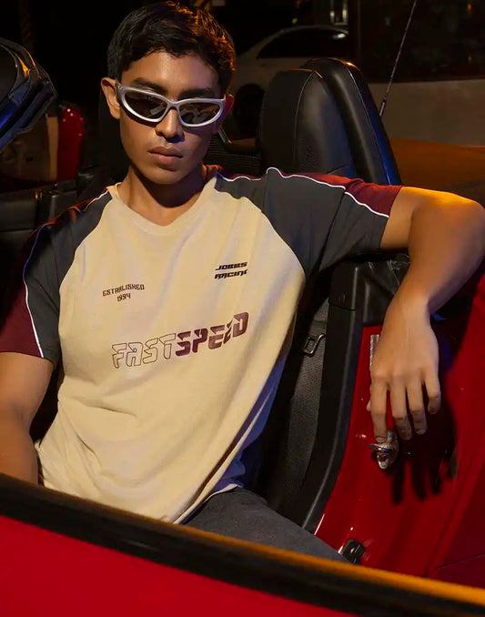 JOBBS GRAPHIC PRINTED  T - SHIRT