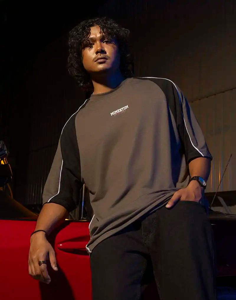 JOBBS GRAPHIC PRINTED OVERSIZED T - SHIRT