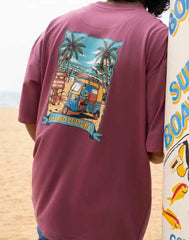 AMAZING LANKA GRAPHIC PRINTED OVERSIZED T - SHIRT