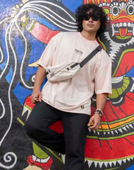 AMAZING LANKA GRAPHIC PRINTED OVERSIZED T - SHIRT