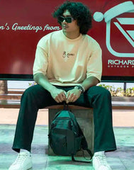 AMAZING LANKA GRAPHIC PRINTED OVERSIZED T - SHIRT