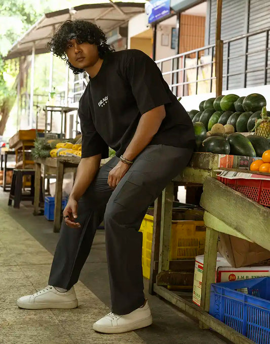 JOBBS GRAPHIC PRINTED OVERSIZED T-SHIRT