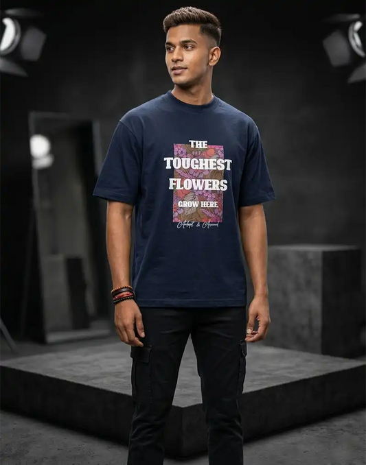 GRAPHIC PRINTED OVERSIZED T - SHIRT