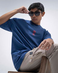 SAVAGE OVERSIZED GRAPHIC T - SHIRT