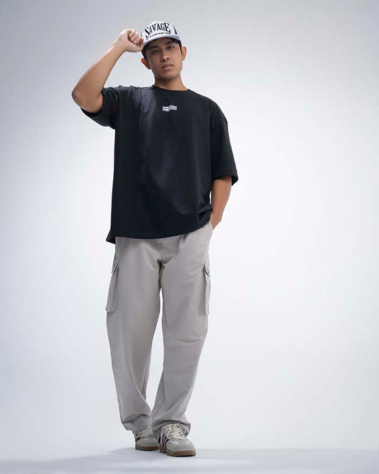 SAVAGE OVERSIZED GRAPHIC T - SHIRT