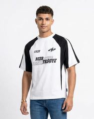 JOBBS GRAPHIC PRINTED OVERSIZED T - SHIRT