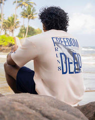 AMAZING LANKA GRAPHIC PRINTED OVERSIZED T - SHIRT