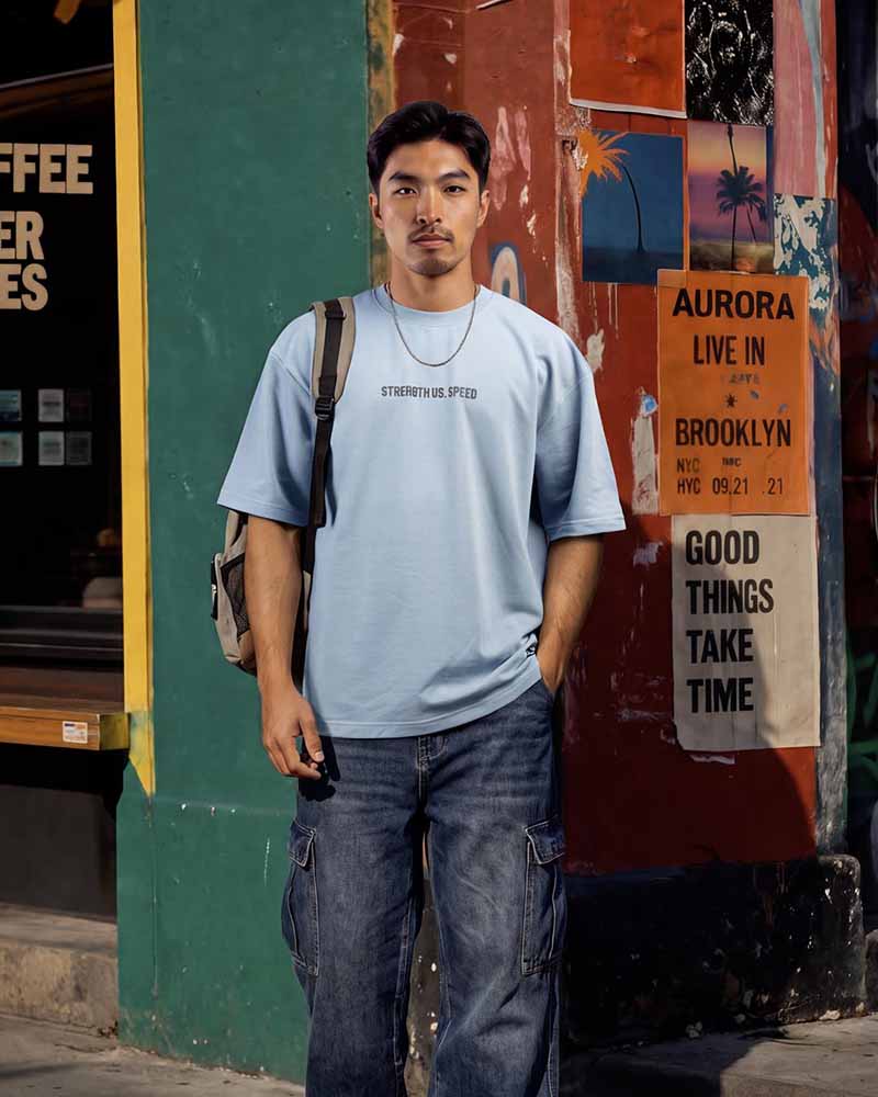 SAVAGE OVERSIZED GRAPHIC T - SHIRT