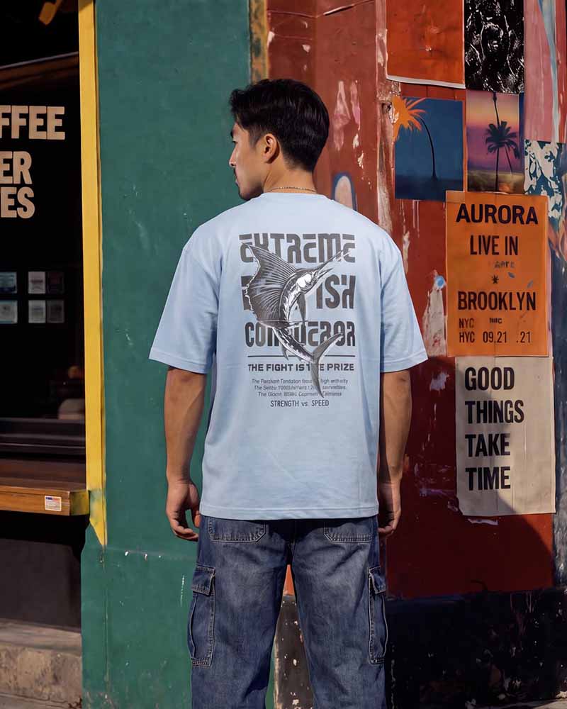 SAVAGE OVERSIZED GRAPHIC T - SHIRT