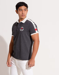 Jobbs mens graphic printed polo  shirt