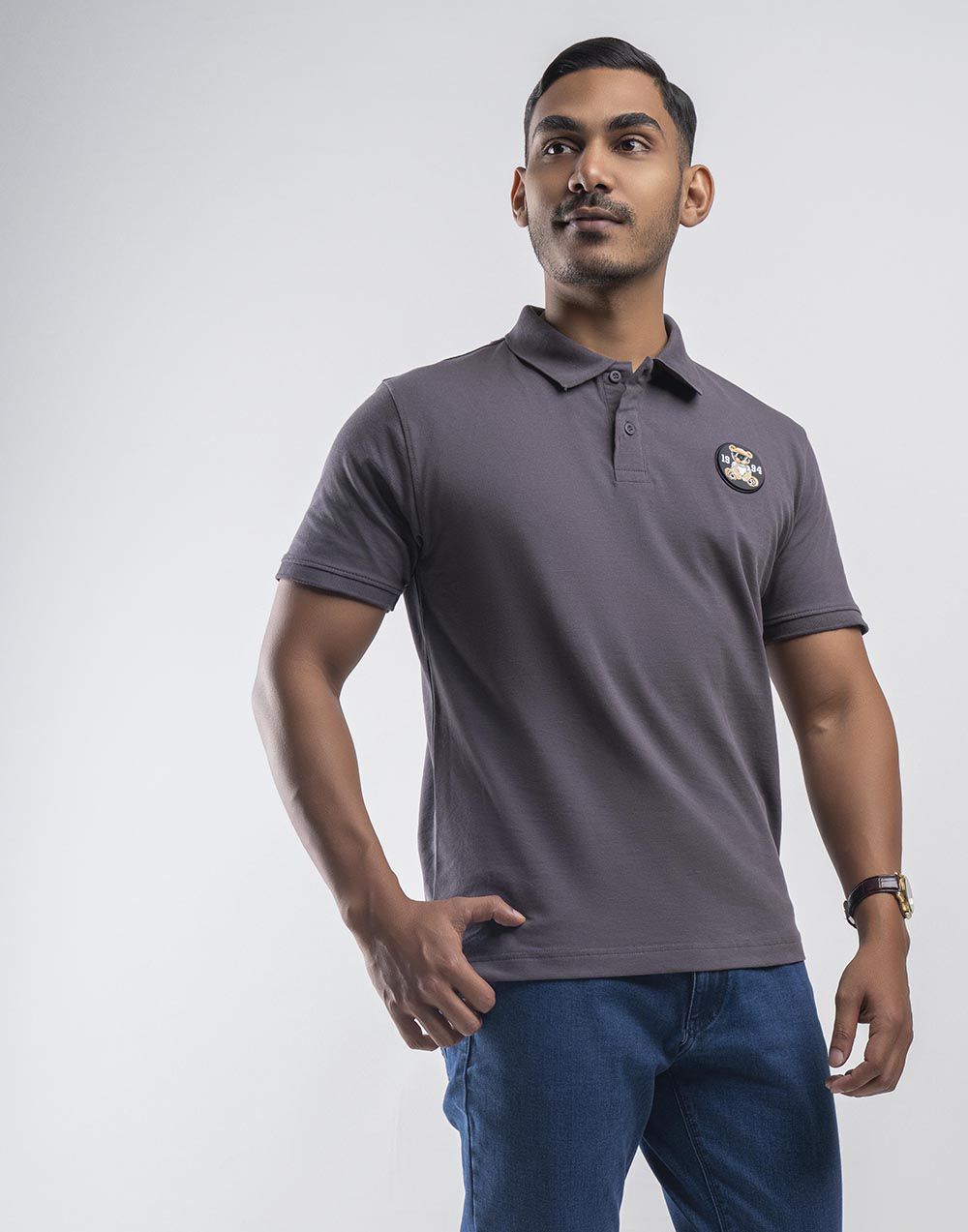 JOBBS COLLARED  T - SHIRT