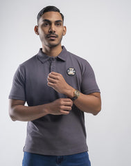 JOBBS COLLARED  T - SHIRT