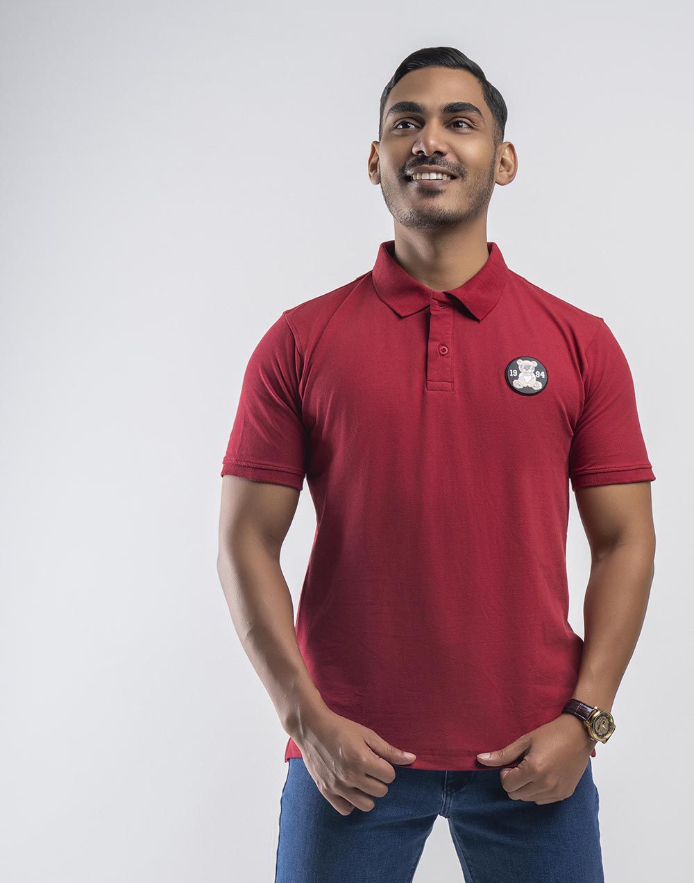 JOBBS COLLARED  T - SHIRT