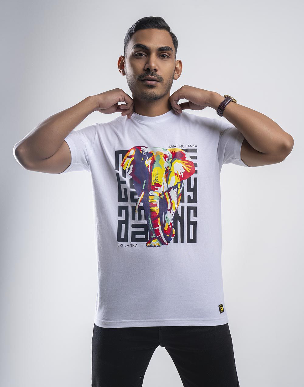 ANAZING LANKA  PRINTED T - SHIRT