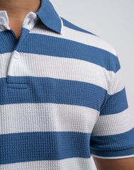 JOBBS STRIPED POLO T - SHIRT