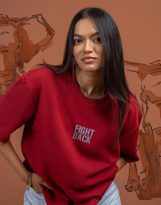 AMAZING LANKA CREW NECK TYPO GRAPHIC T - SHIRT