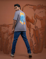 AMAZING LANKA CREW NECK TYPO GRAPHIC T - SHIRT
