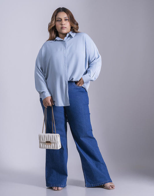 0300916706BLU (1)_Ladies Blouse_Fashion Bug Sri Lanka