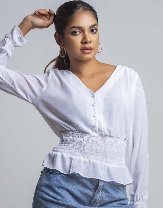0300917332WHT (3)_Ladies_Blouse_Fashion Bug Sri Lanka
