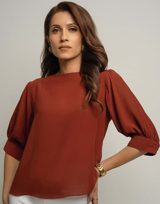 AMANI MIDI SLEEVE TOP