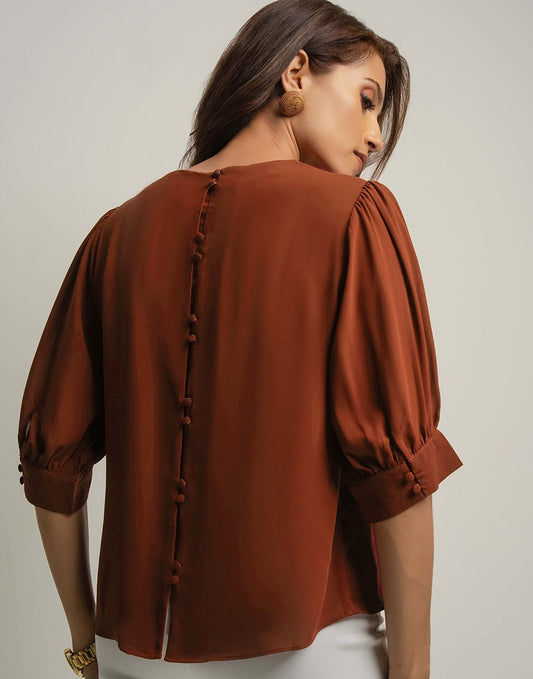 AMANI MIDI SLEEVE TOP