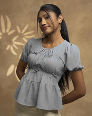 GIVO SHORT SLEEVE CASUAL TOP