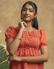 GIVO SHORT SLEEVE CASUAL TOP